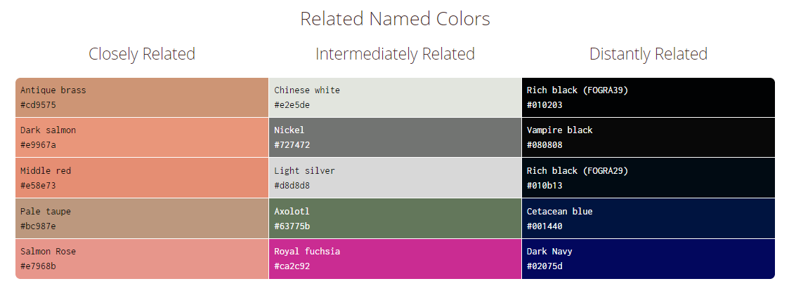 Encycolorpedia swatch matching